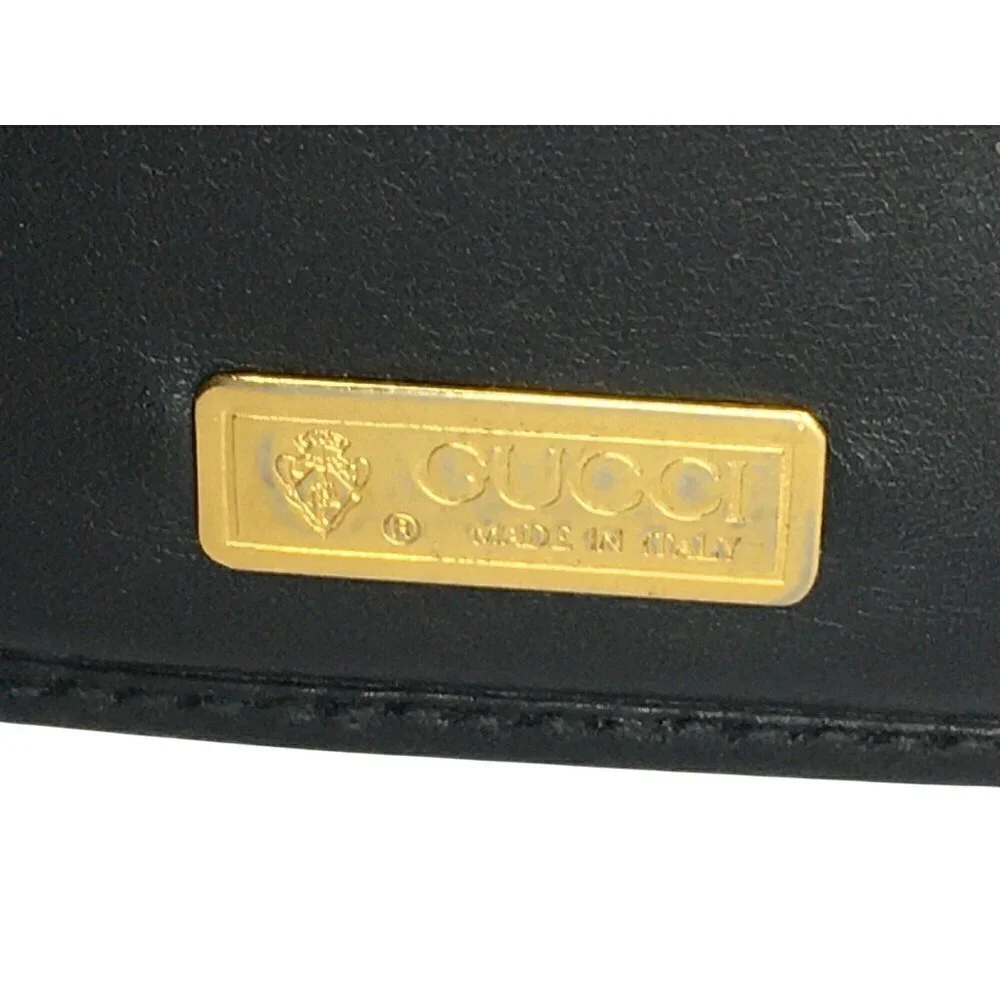 Gucci Africa Collection Micro GG Supreme Monogram BiFold Wallet Black Rare